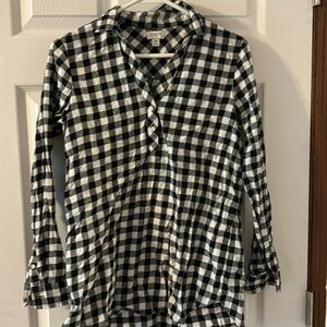 J crew Factory plaid tunic